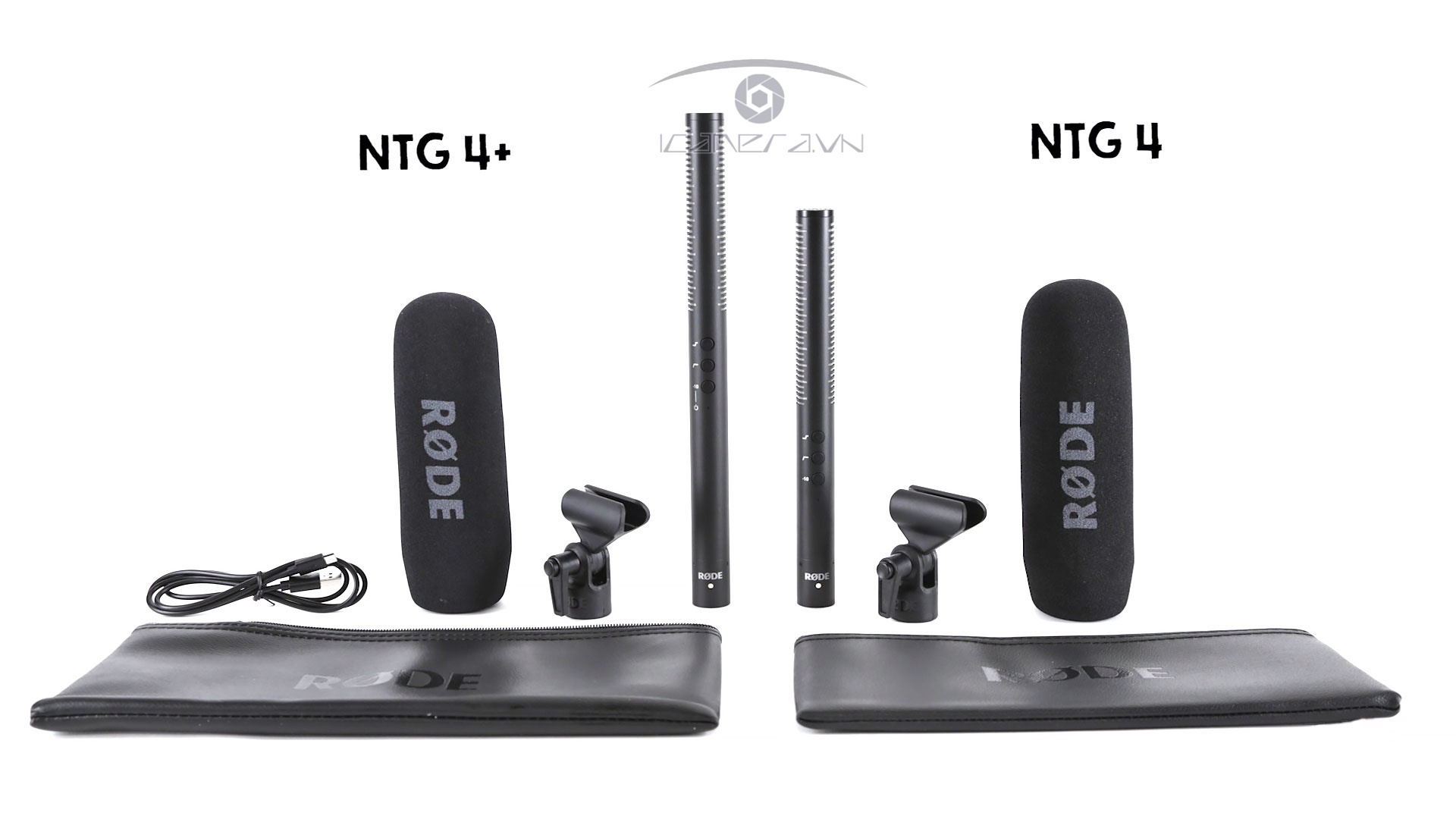 Micro RODE NTG4+ chính hãng dành cho Máy Quay Phim, Micro Phỏng Vấn RODE