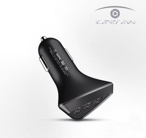Phụ kiện Củ sạc ô tô 3 cổng WK Martian Car Charger WP-C01 chính hãng