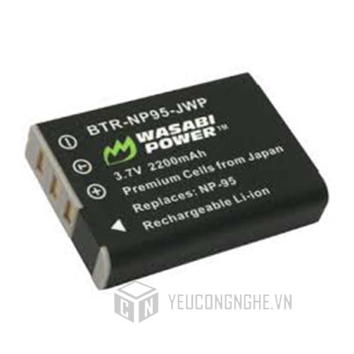 Bộ 1 pin 1 sạc cho máy ảnh Fujifilm NP-95 Wasabi