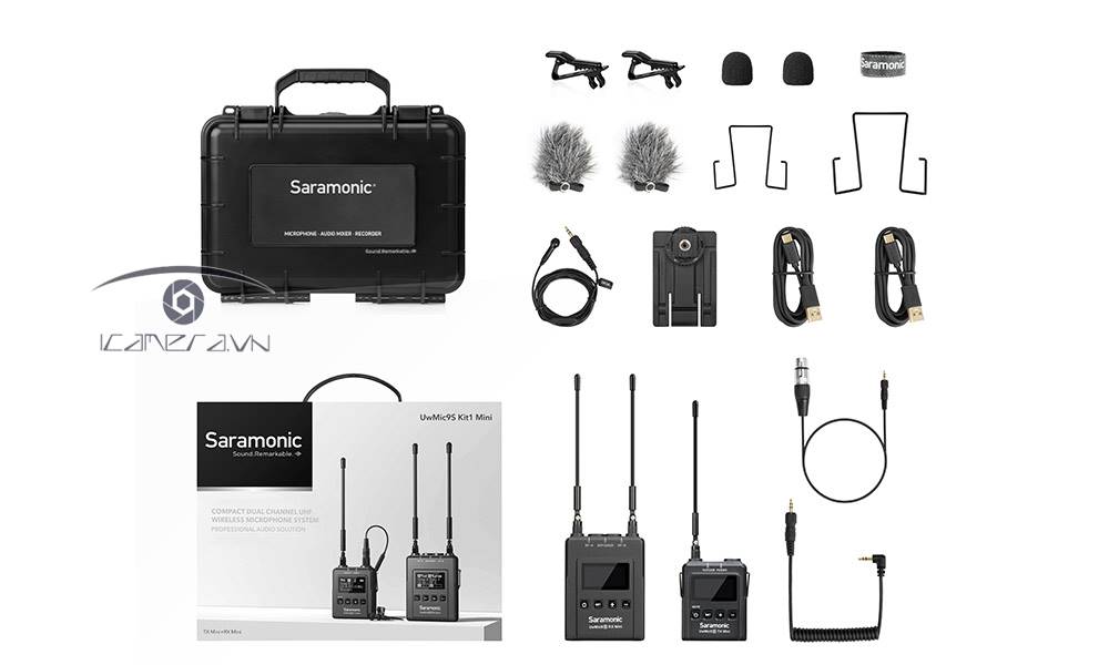 Mic thu âm Saramonic Uwmic9S Kit1 Mini