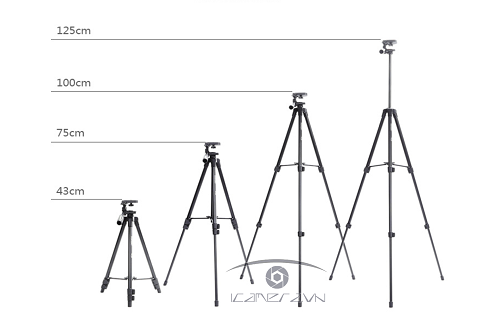Chân tripod Yunteng VCT-5208 cho máy ảnh, điện thoại kèm điều khiển Bluetooth