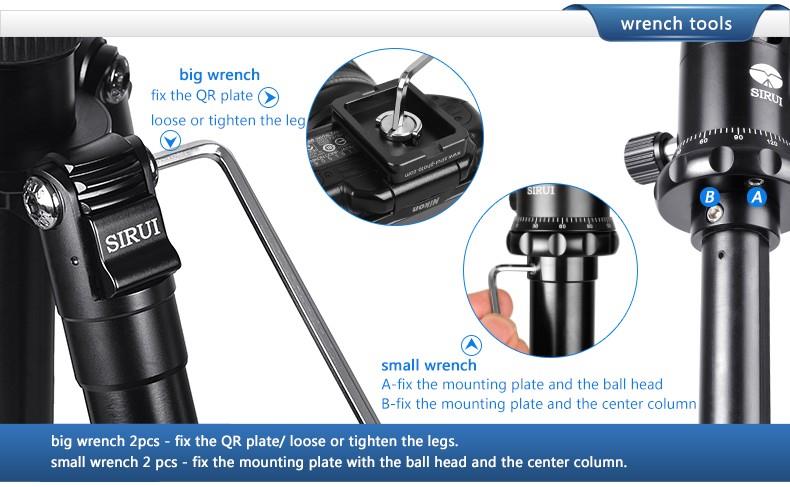 Chân máy ảnh cao cấp Tripod Sirui A-1005 đầu xoay Ballhead Y10