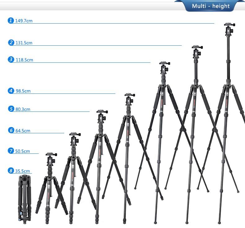 Chân máy ảnh cao cấp Tripod Sirui A-1005 đầu xoay Ballhead Y10