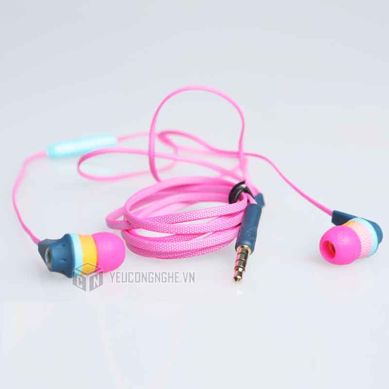 Tai nghe Skullcandy ink'd pink kèm micro