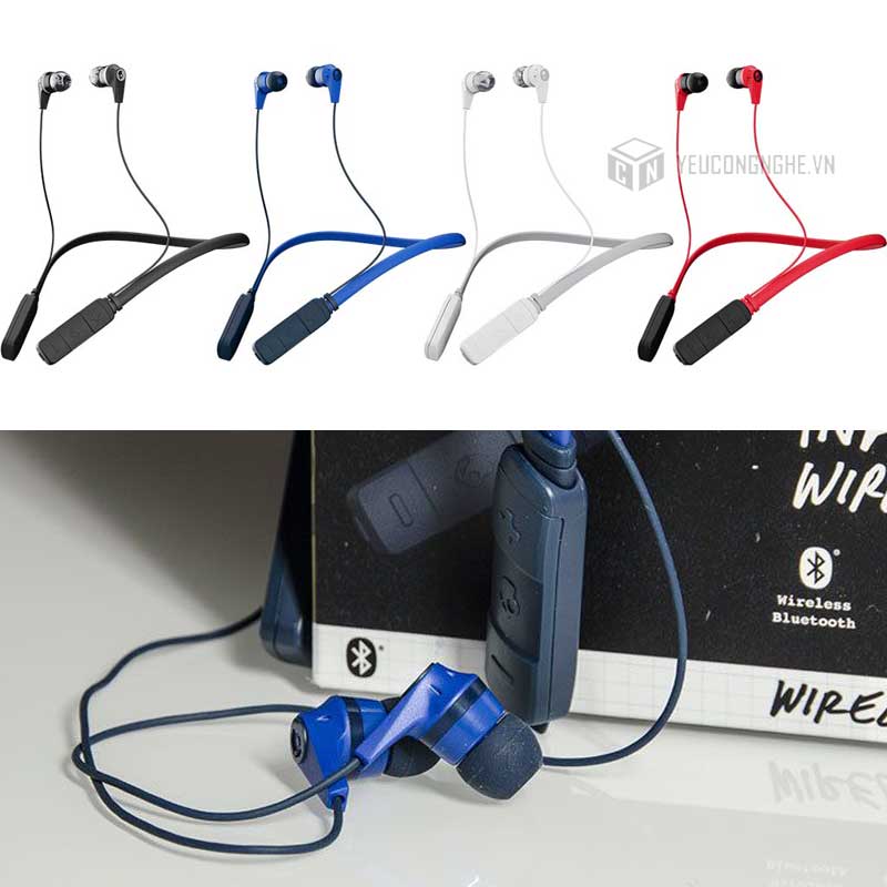 Tai nghe không dây in-ear Skullcandy ink'd wireless chính hãng