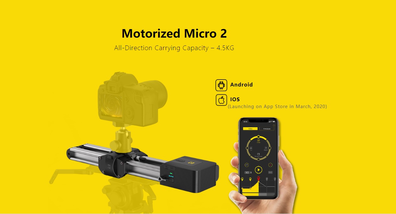 Bộ sản phẩm Zeapon Motorized Micro 2 Kit (Motor + Slider + Easylook)