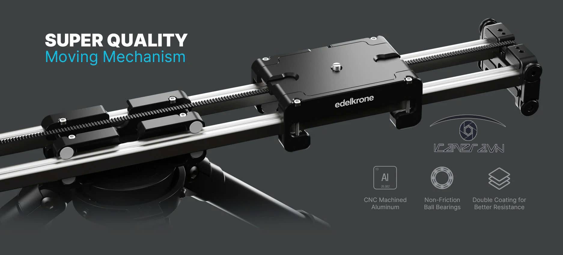 Thanh trượt edelkrone SliderPLUS v5 - Compact Ver
