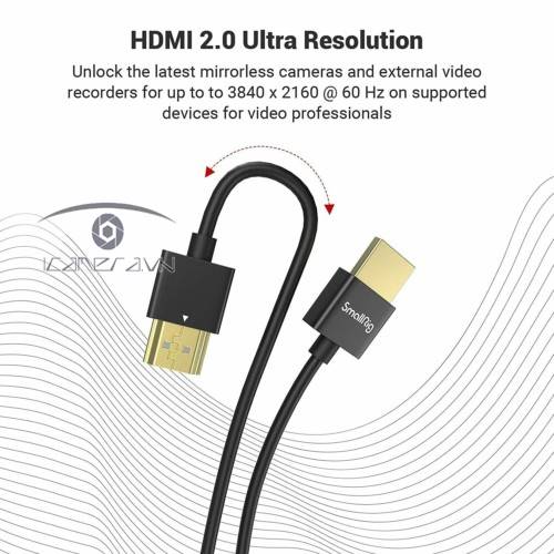 Cáp HDMI SmallRig Ultra Slim 4K 55cm 2957