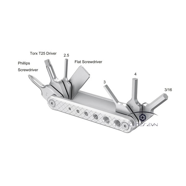 SmallRig AAK2213C - Folding Tool Set with Screwdrivers and Wrenches