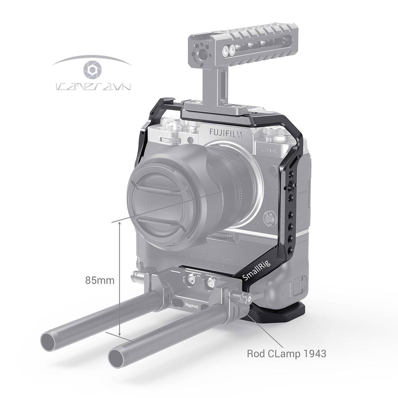 Khung SmallRig Cage cho Fujifilm X-T4 kèm giá đỡ pin VG-XT4