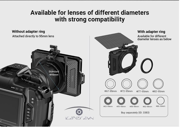 SmallRig Mini Matte Box Pro 3680 Dành Cho Máy Ảnh Microless