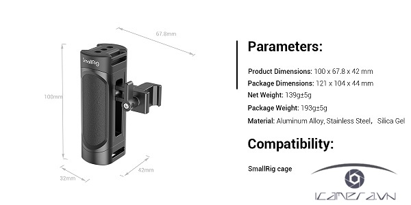 SmallRig Mini NATO Side Handle 3813