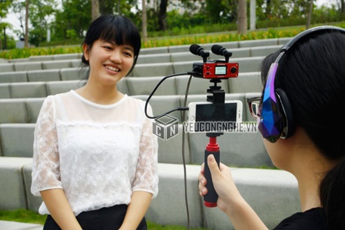 Bộ Mixer thu âm chất lượng cao cho Smartphone iOS, Android Smart Mixer chính hãng Saramonic