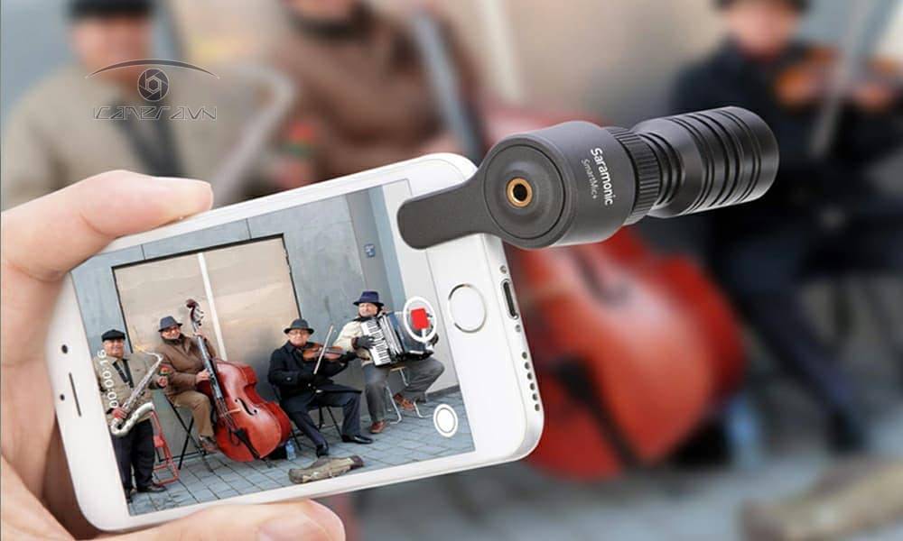 Mic thu âm định hướng Saramonic SmartMic+