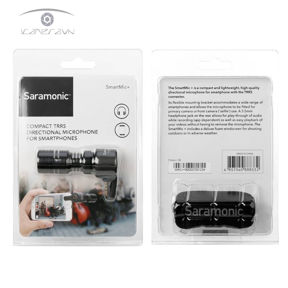 Mic thu âm định hướng Saramonic SmartMic+