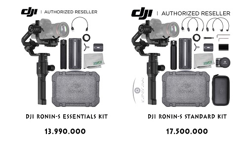 Gimbal cầm tay chống rung cho máy ảnh, máy quay chuyên dụng Ronin-S Standard Kit