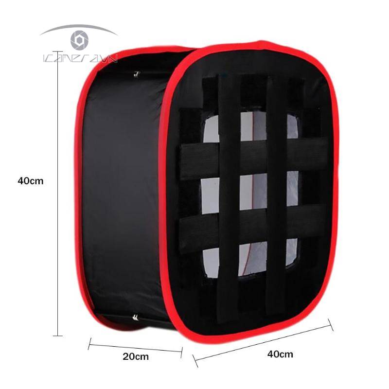 Softbox vuông gấp gọn cho đèn led bảng Yongnuo 40x40x20cm