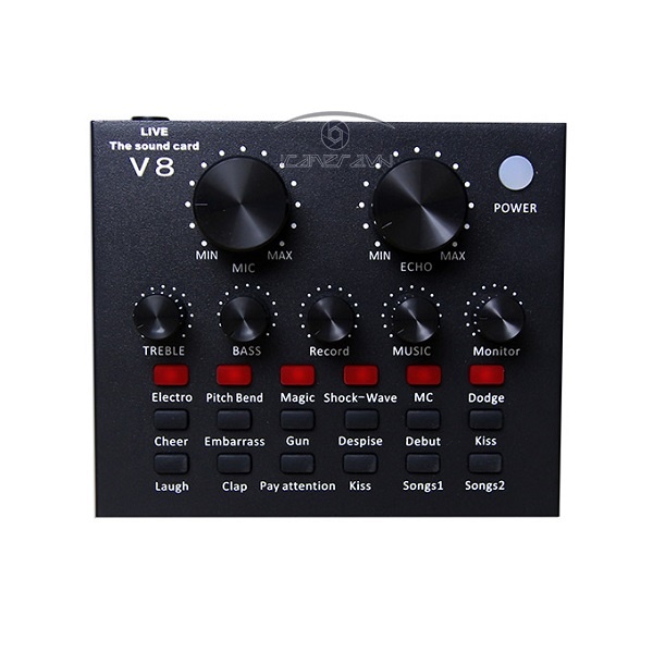 Sound card thu âm V8 