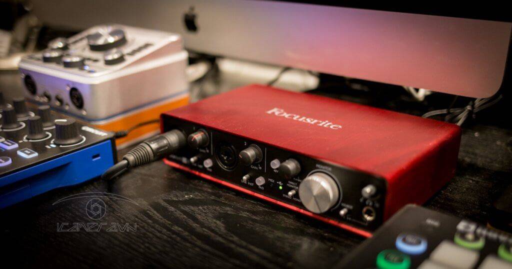 Soundcard thu âm Focusrite Scarlett 2i2 Gen3 Hàng chính hãng