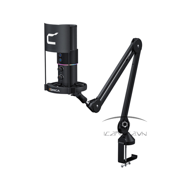 Micro COMICA STA-U2A RGB Cardioid kèm tay arm