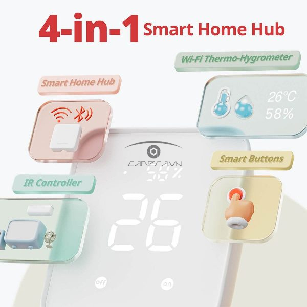 Bộ trung tâm SwitchBot Hub Gen 2 hỗ trợ Matter HomeKit