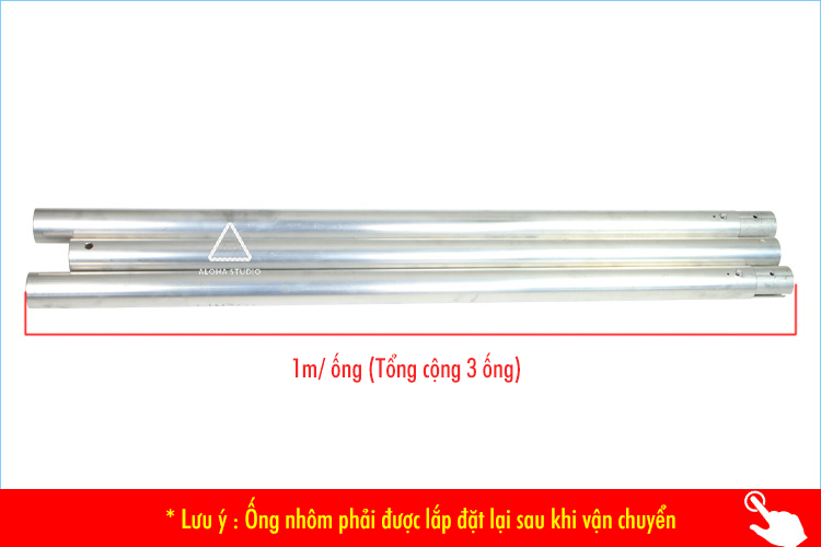 Khung treo 4 phông kéo xích TQ-4 Combo để treo phông chụp ảnh quay phim