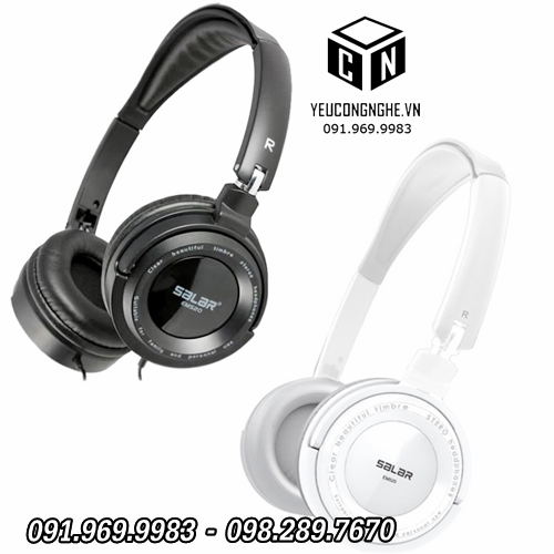 Tai nghe nhạc hay, bass mạnh, giá rẻ stereo headset Salar EM520