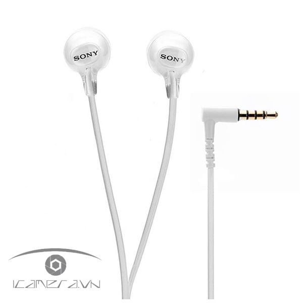 Tai nghe In-ear MDR-EX15AP | Trắng - Đen | Chính hãng