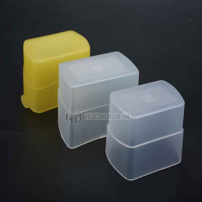 Nắp filter flash Softbox Diffuser Cap màu trắng cỡ nhỏ DC-W2