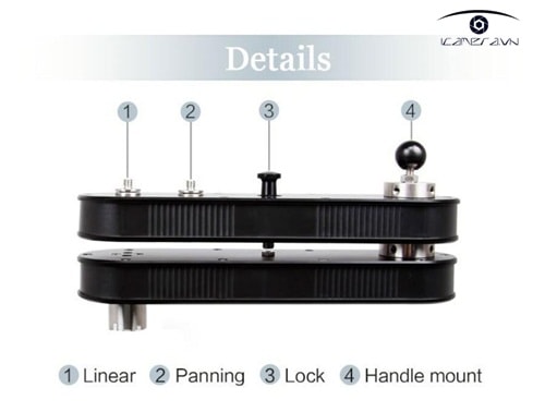 Thanh trượt di động railless slider cho máy ảnh máy quay