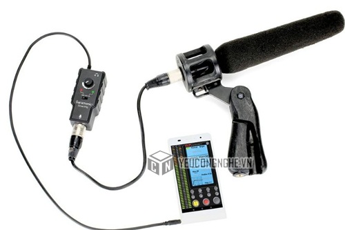 Thiết bị kết nối mic thu âm cổng XLR vào smartphone SmartRig Audio Adapter hãng Saramonic