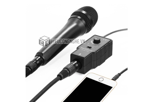 Thiết bị kết nối mic thu âm cổng XLR vào smartphone SmartRig Audio Adapter hãng Saramonic