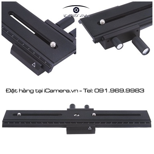 Thước trượt định vị mâm gắn tripod Rail Slider 26cm