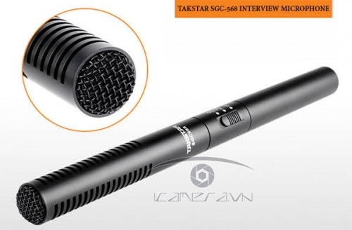 Micro thu âm phỏng vấn truyền hình Takstar SGC-568