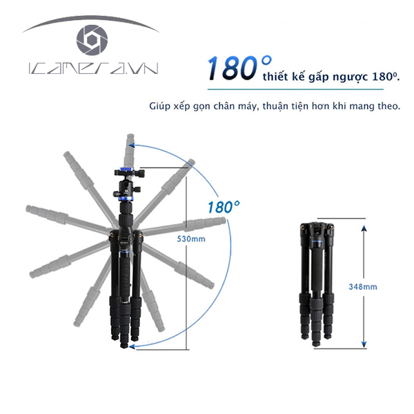 Chân máy Benro iFoto Aluminum - FIF19AIB0
