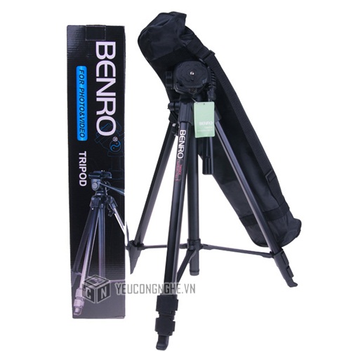 Tripod chụp ảnh 3-Way Pan/Tilt Head Benro T800Ex