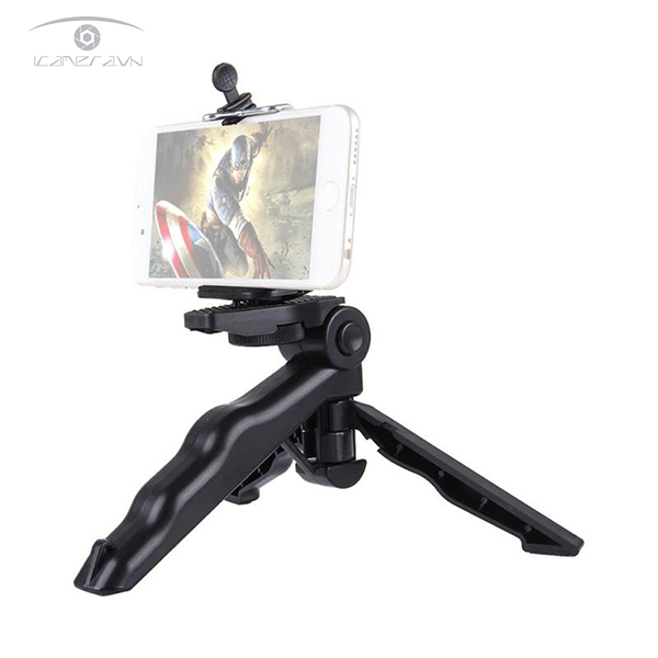 Tripod mini để bàn cho điện thoại, gopro hỗ trợ quay phim, chụp ảnh