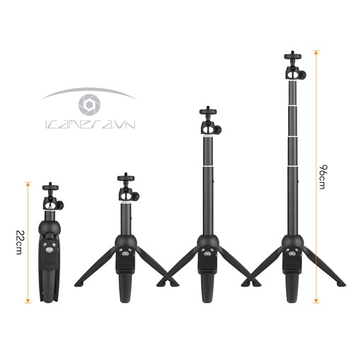 Chân đế kiêm gậy chụp ảnh có điều khiển Yunteng YT-9928 3 trong 1