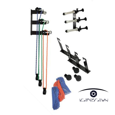 Khung treo 4 phông kéo xích TQ-4 để treo phông chụp ảnh quay phim
