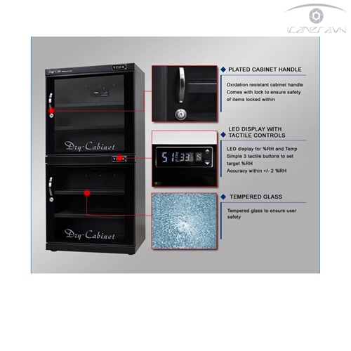 Tủ chống ẩm chuyên dụng hiệu Digi-Cabi DHC-400