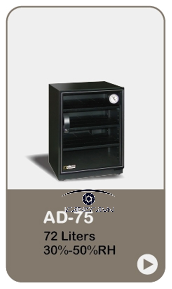 Tủ chống ẩm Eureka AD-75 dành cho máy ảnh,máy quay giá rẻ