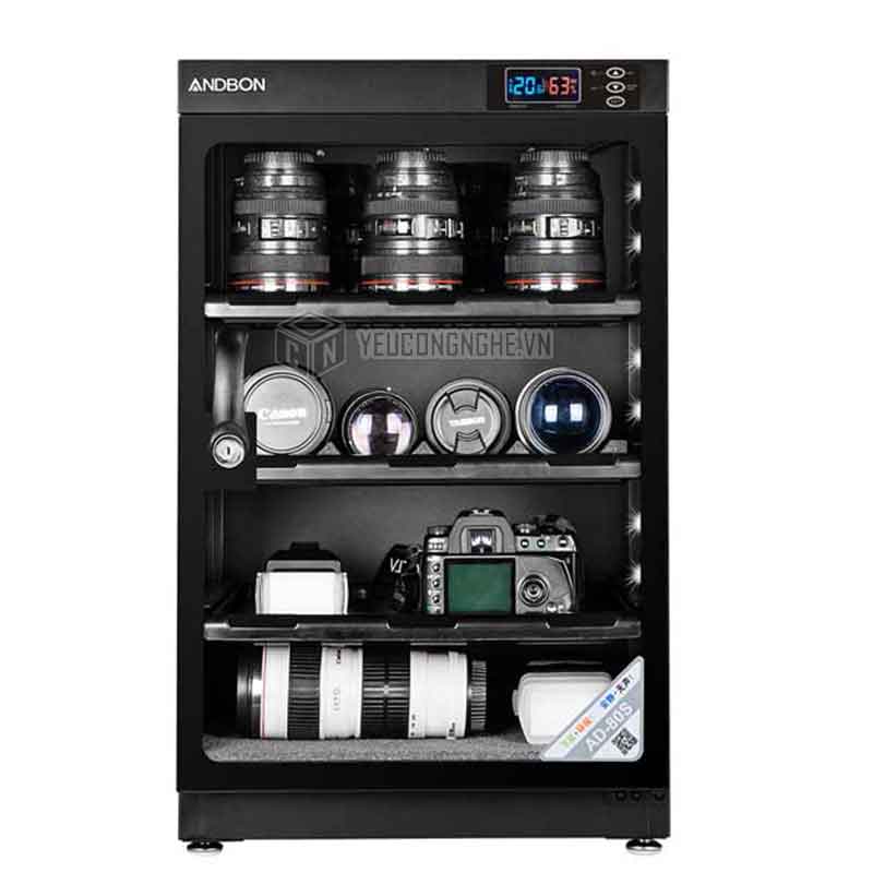 Tủ chống ẩm thiết bị điện từ ANDBON-AD80s 80 lít