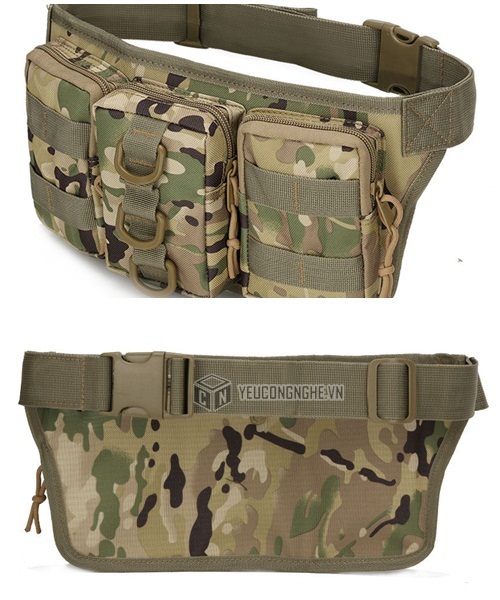 Túi đeo hông đựng dụng cụ 4 ngăn Waist Belt Bag WB-301