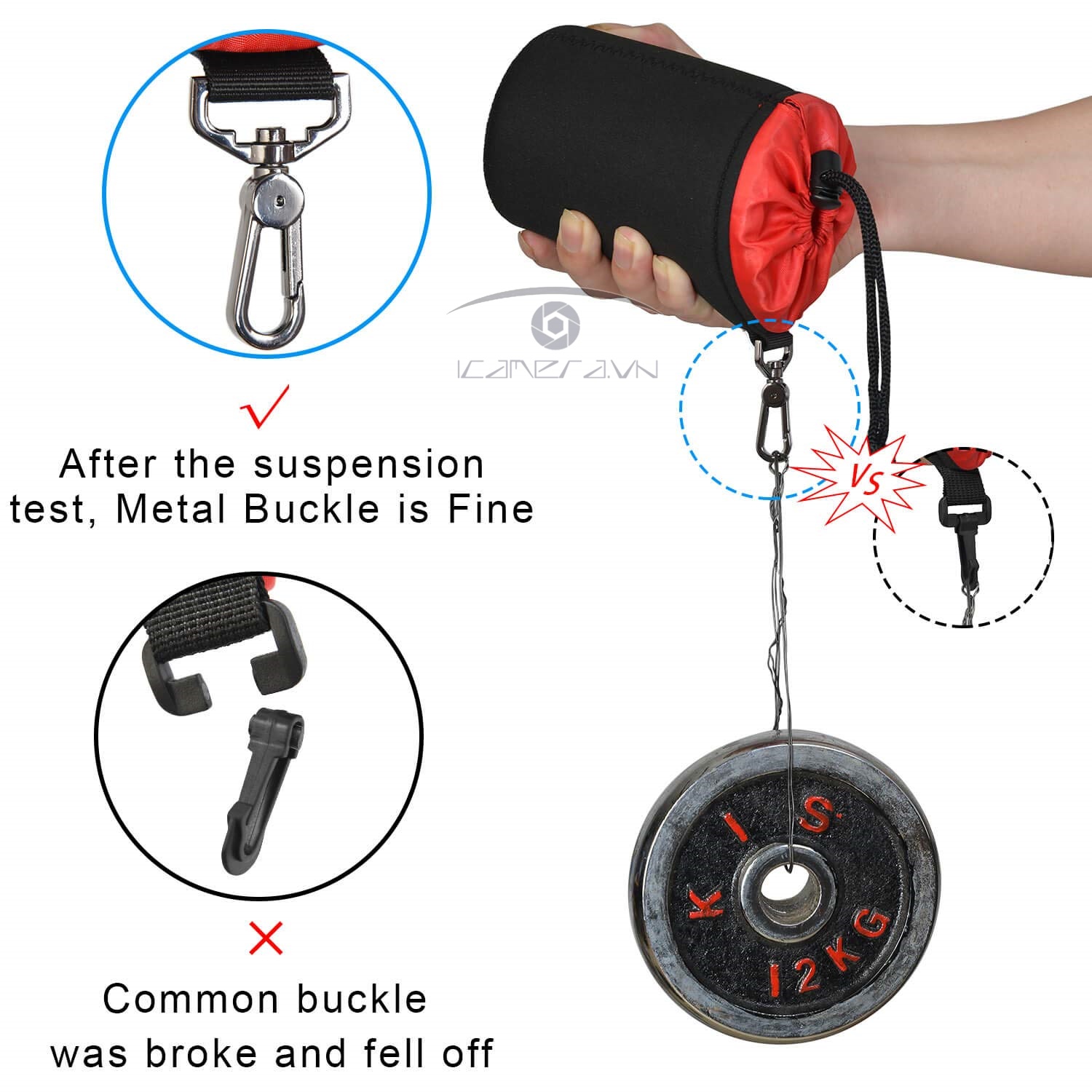 Túi đựng ống kính Caden LB-03 cỡ lớn size L giá rẻ