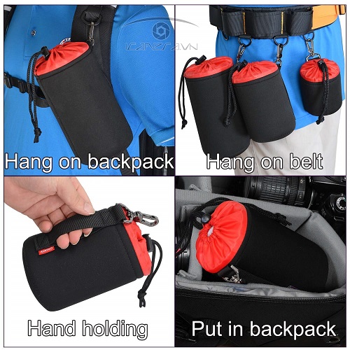 Túi đựng ống kính Caden LB-04 cỡ đại size XL giá rẻ