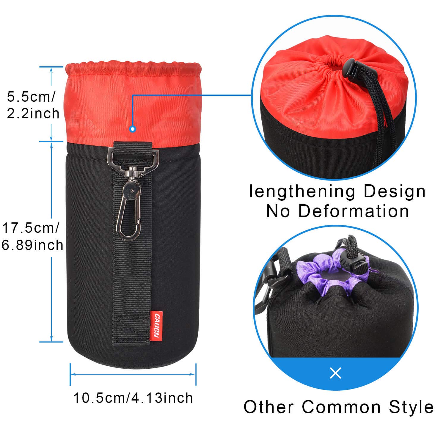 Túi đựng ống kính Caden LB-03 cỡ lớn size L giá rẻ