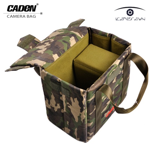 Túi đựng máy ảnh Caden A12 chống sốc màu rằn ri