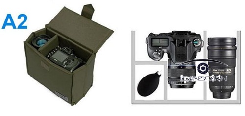 Túi đựng máy ảnh Caden A2 cho Canon, Nikon, Sony gấp gọn