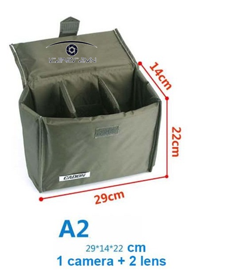 Túi đựng máy ảnh Caden A2 cho Canon, Nikon, Sony gấp gọn