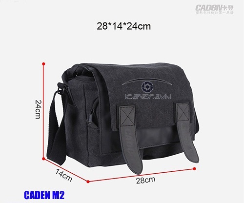 Túi đựng máy ảnh DSLR Caden M2 size vừa màu đen